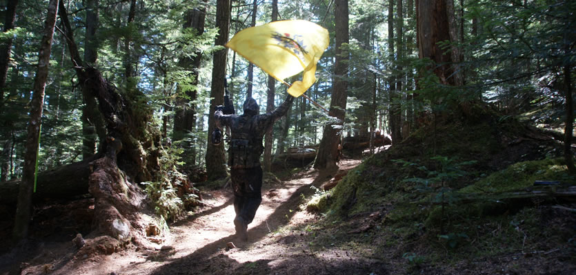 Woodsball paintball at Avalanche Paintball Whistler